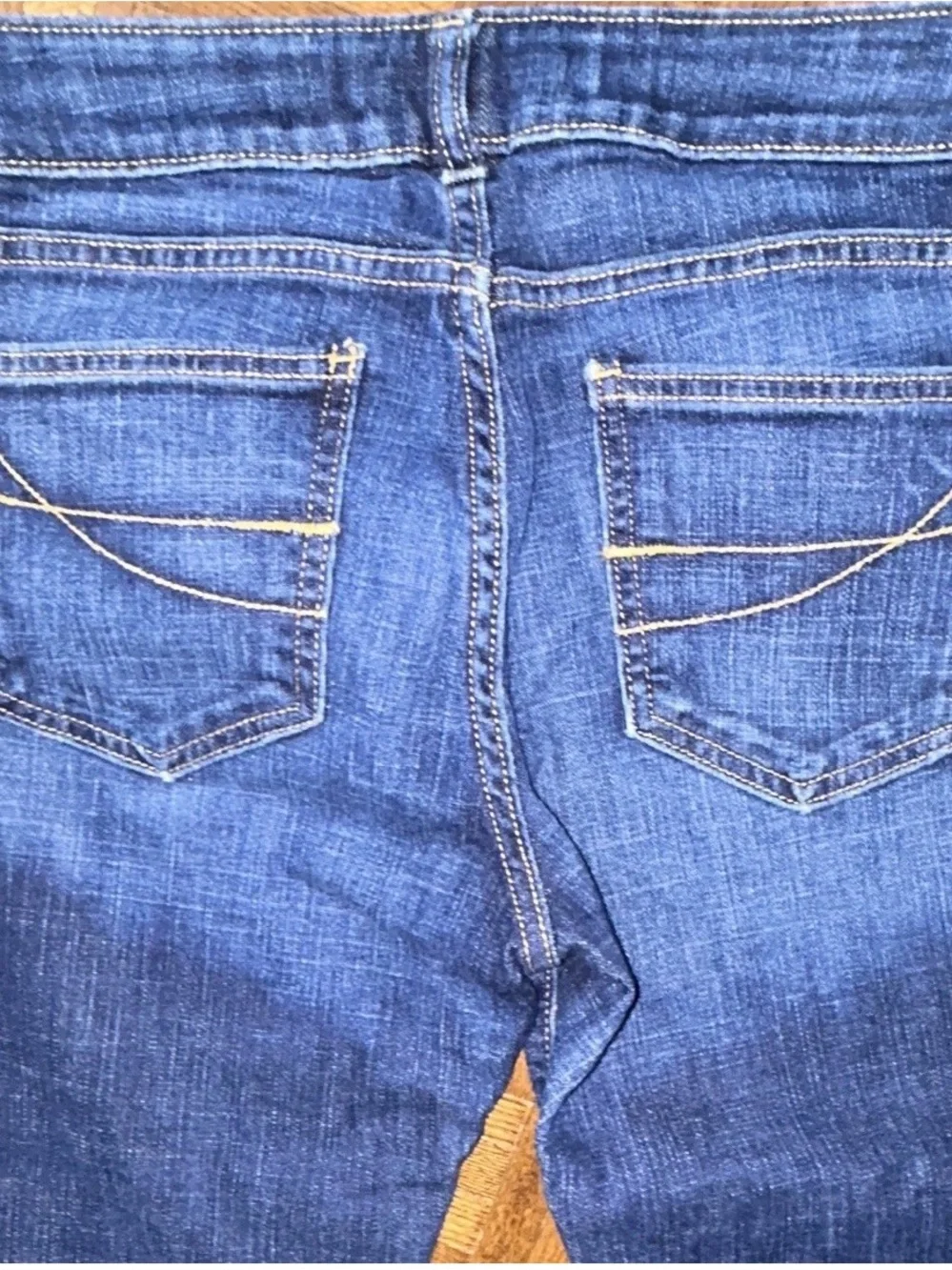 GAP Women's Straight Leg Denim Jeans in Deep Indigo
